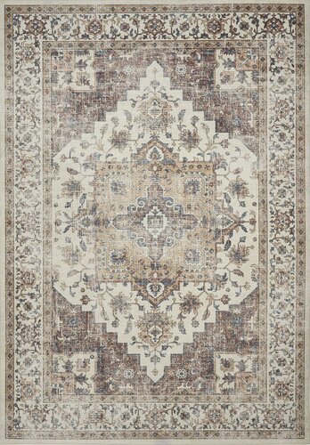 Изображение товара Ковер принтованный на шенилле "Persian 124 120 x 170 см", темно-розовый