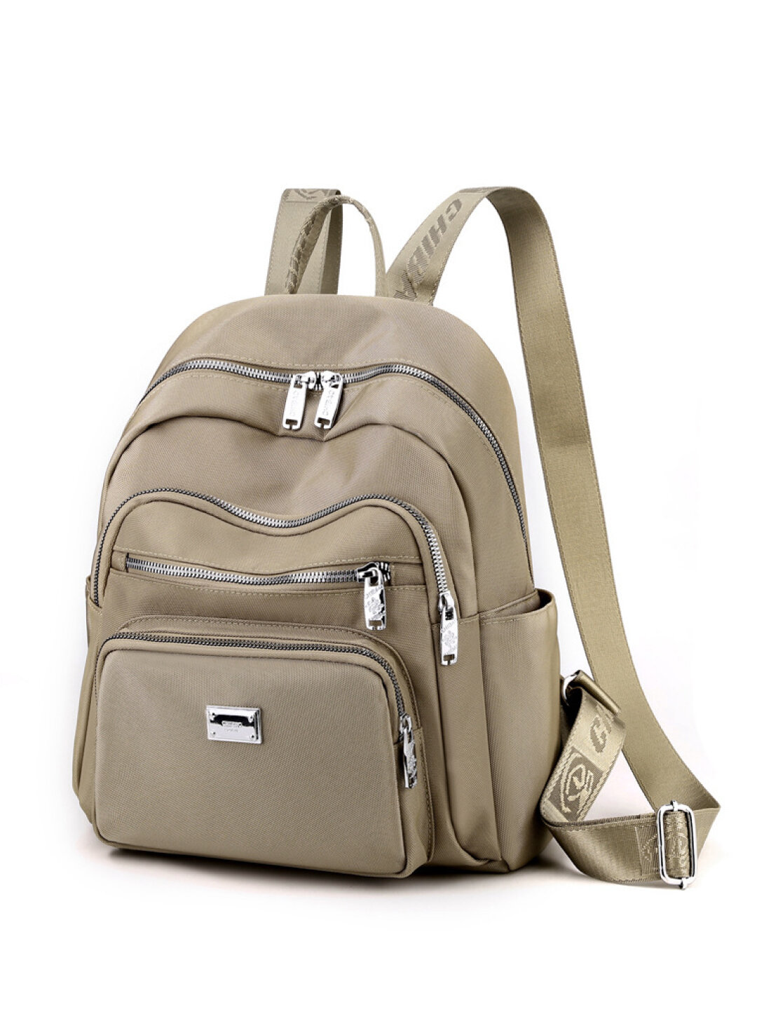 Сумка-рюкзак , бежевая — фото 1