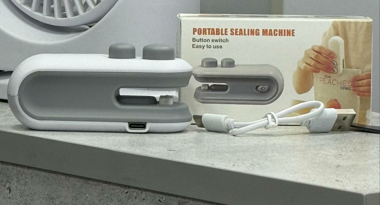 Портативный запайщик пакетов — USB перезаряжаемый мини-запайщик для пакетов и пакетов с продуктами