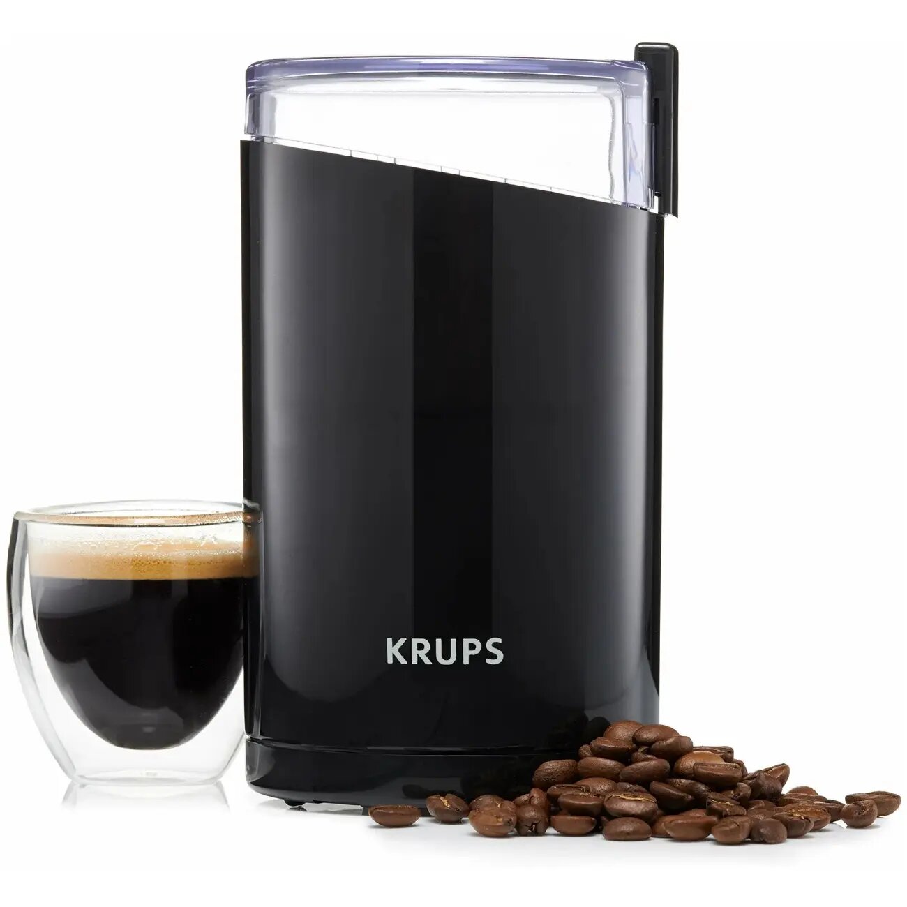 Кофемолка Krups Coffee Grinder F2034232, Вес: 0.64 кг, Вместимость: 75 г, Высота: 20.9 см