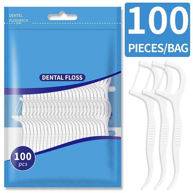 Зубочистки Dental Floss 100 шт