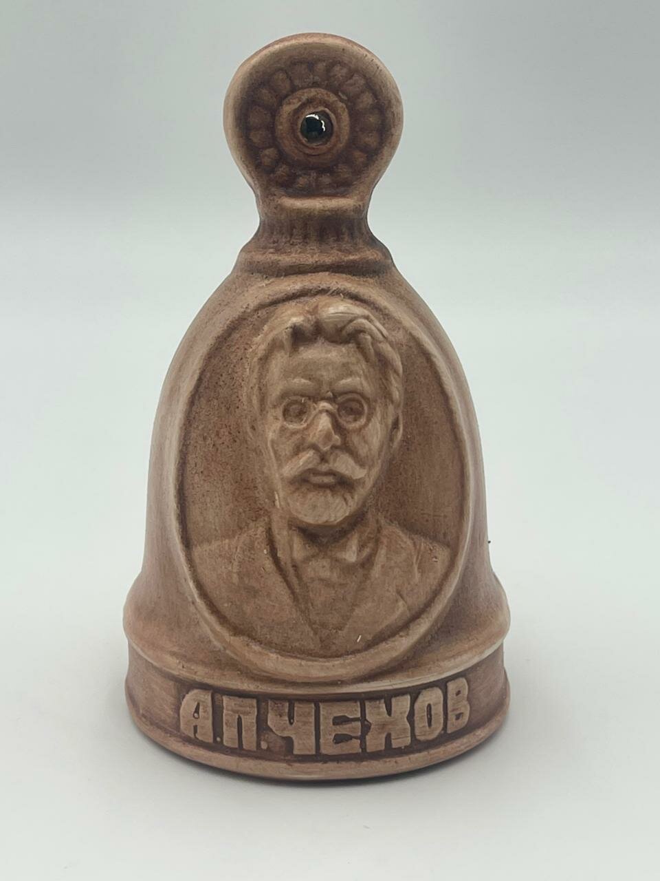 Сувенирный колокольчик Чехов Антон Павлович ручной работы от бренда Present61 — фото 1