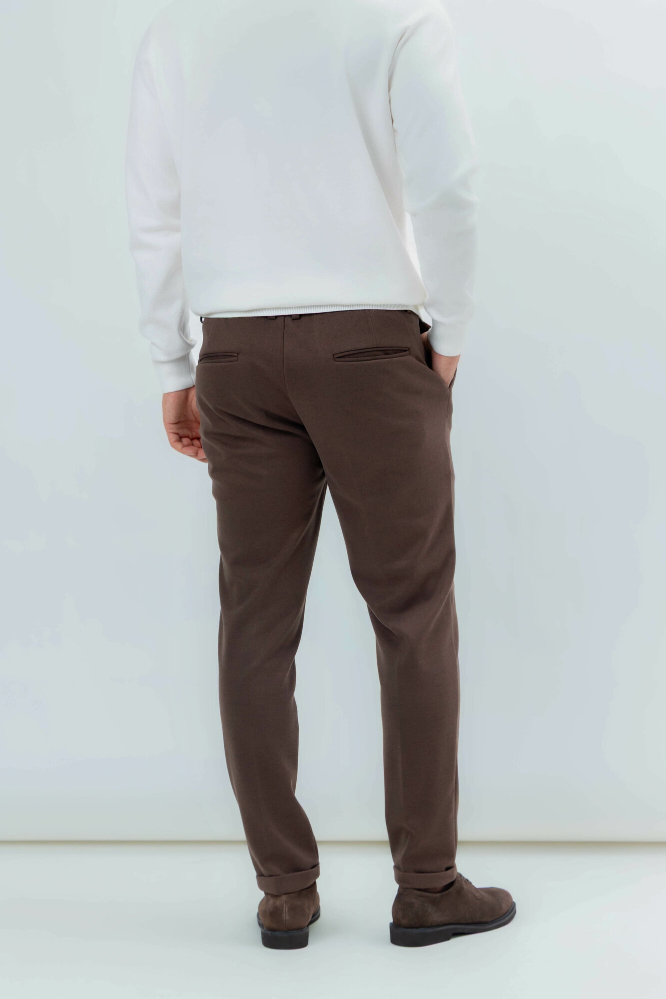 Брюки классические TERRA PRO, размер 31, brown — фото 1