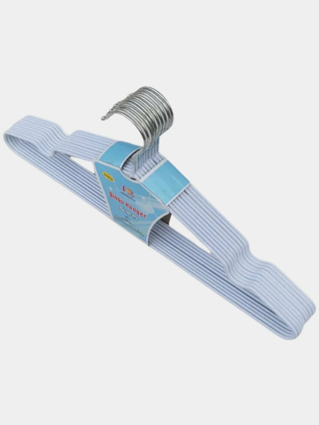 Вешалка для верхней одежды и брюк, пластиковые, и металический разноцветные1