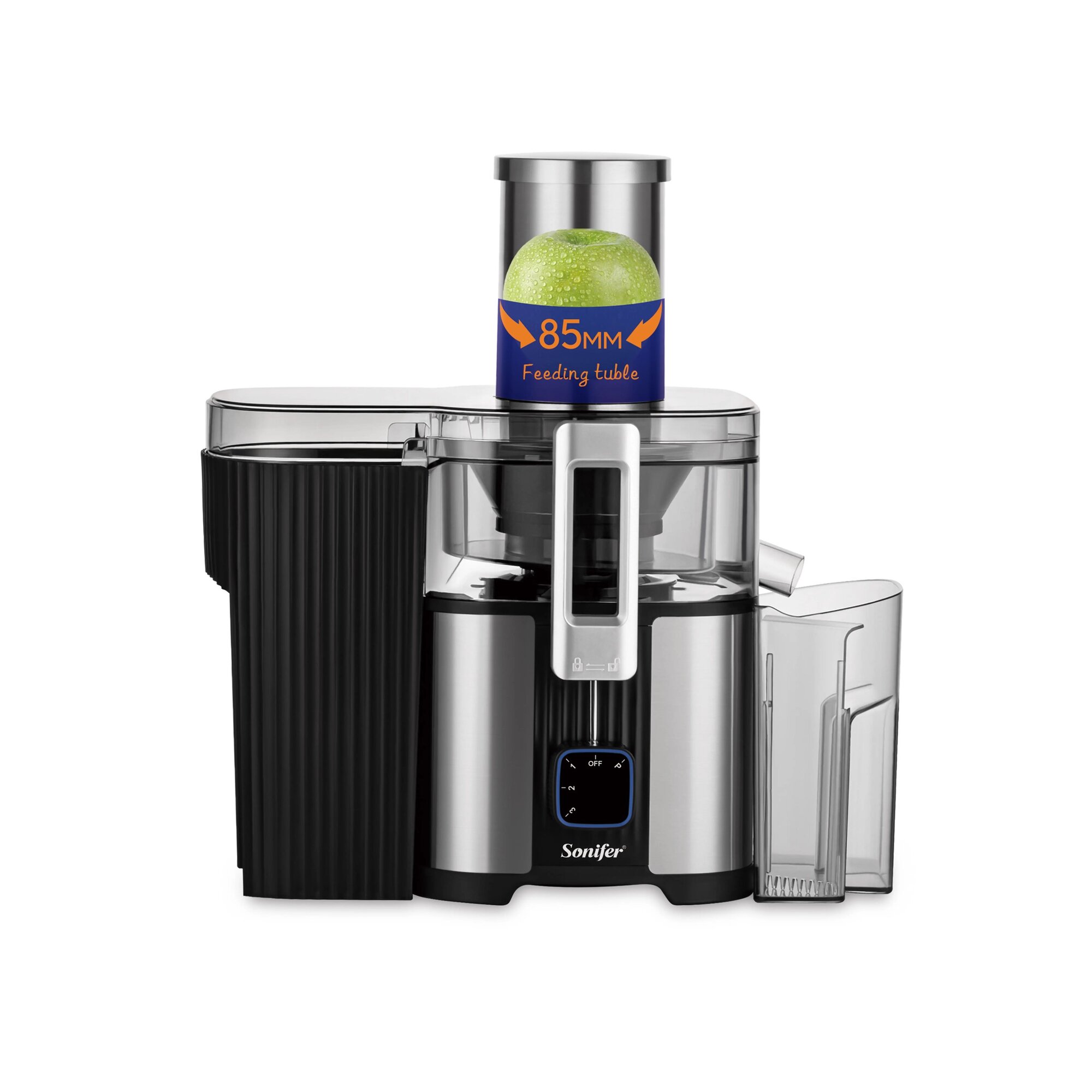 Электрическая соковыжималка Sonifer SF-5543, 1000 Вт, 3 скорости