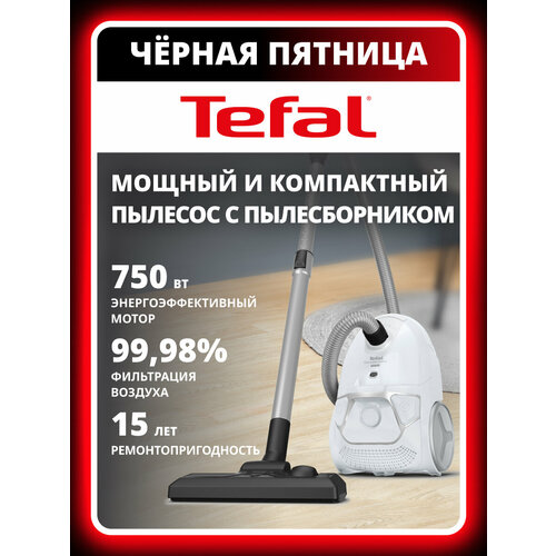 Пылесос Tefal TW3927EA RU, белый