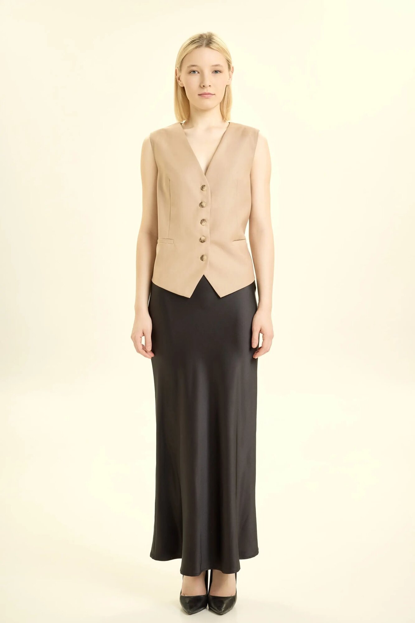 Жилет Selfie, размер L, бежевый — фото 1