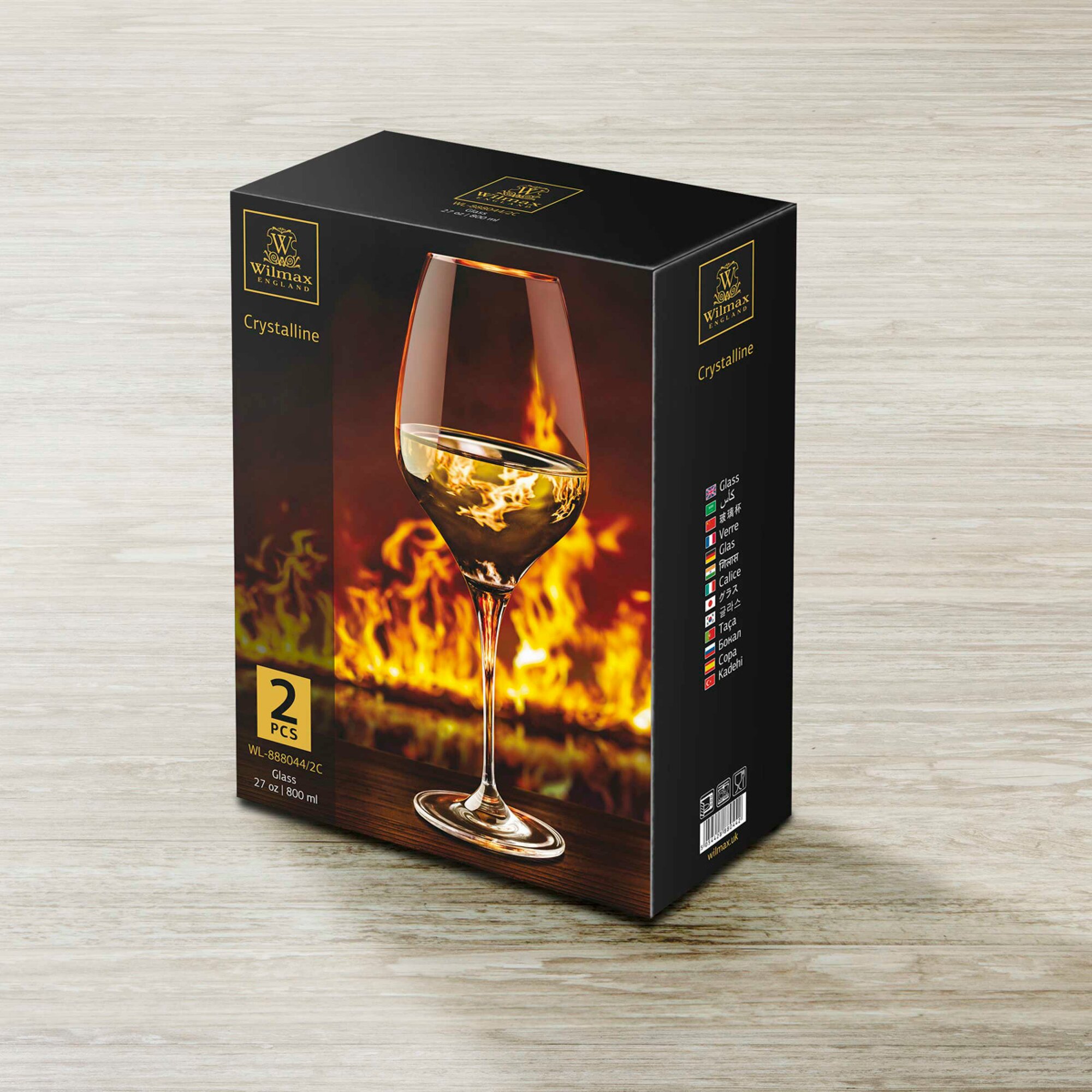 Набор из 2-х бокалов для вина 790 мл WL‑888044/2C — фото 1