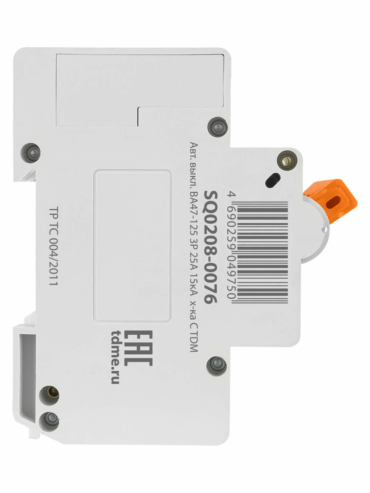 Авт. выкл. ВА47-125 3Р 25А 15кА х-ка С TDM — фото 1