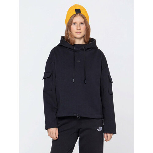 фото Худи streetbeat hoodie pocket sleeve fleece, 1 шт., размер xs, , черный кристалл