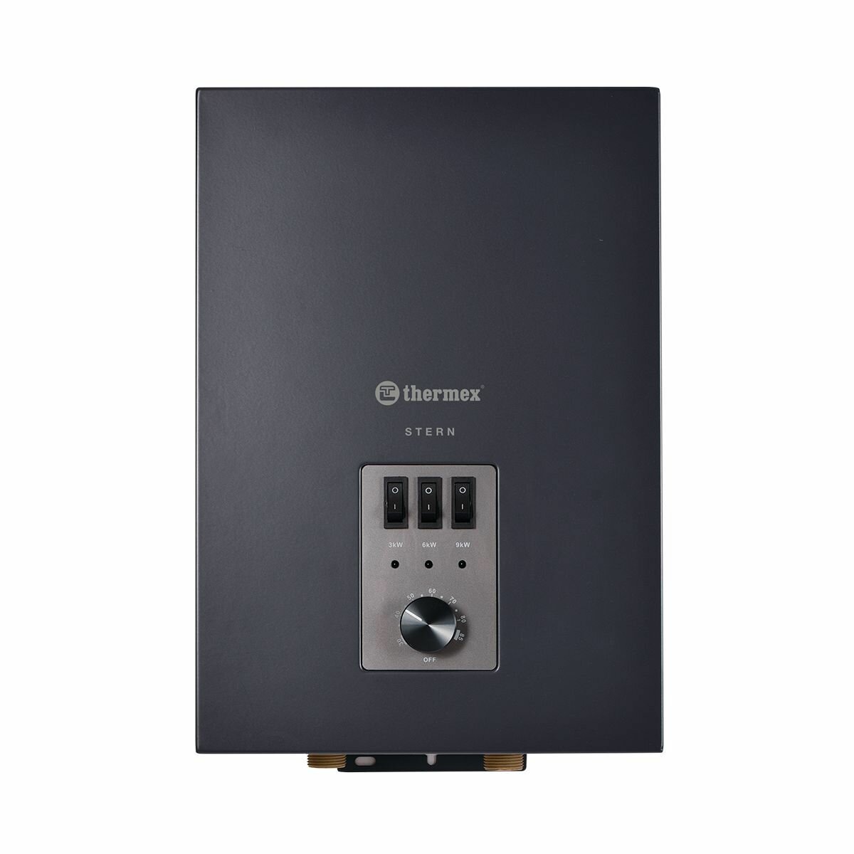 Электрический котел THERMEX Stern 9  черный настенный мощность 9 кВт 3 режима площадь 90 кв. м