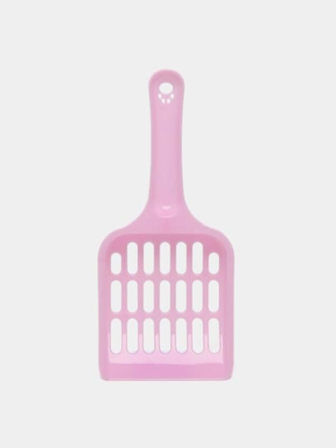 Совок-лопатка "Эко Пласт" для кошачьего лотка, пластиковый, эргономичный — фото 1