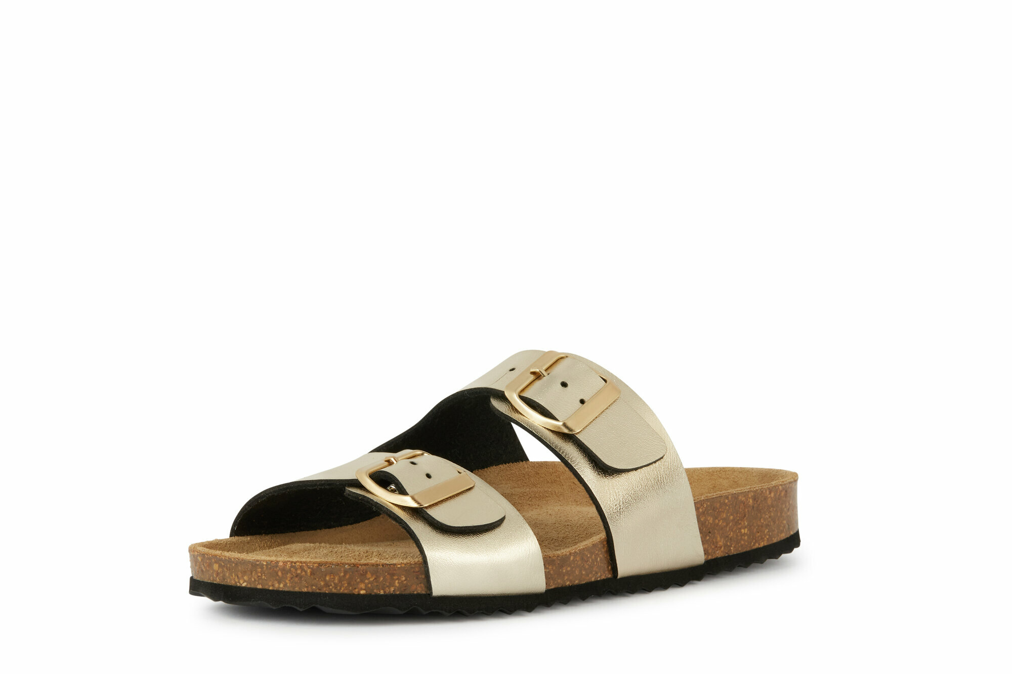 Сабо GEOX Brionia, размер 36 RU, золотой — фото 1