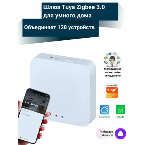 Шлюз для умного дома Tuya Zigbee 30 3500₽