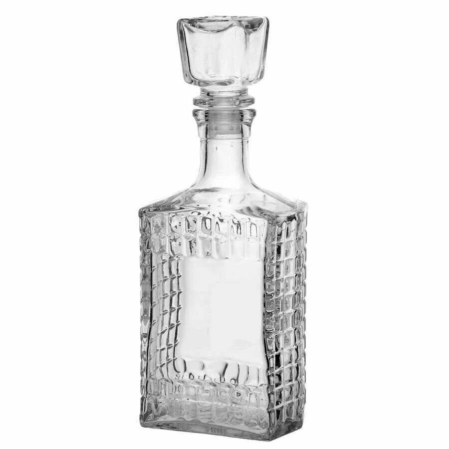 Штоф - графин "Оптика", стек. с пробкой 500 мл.