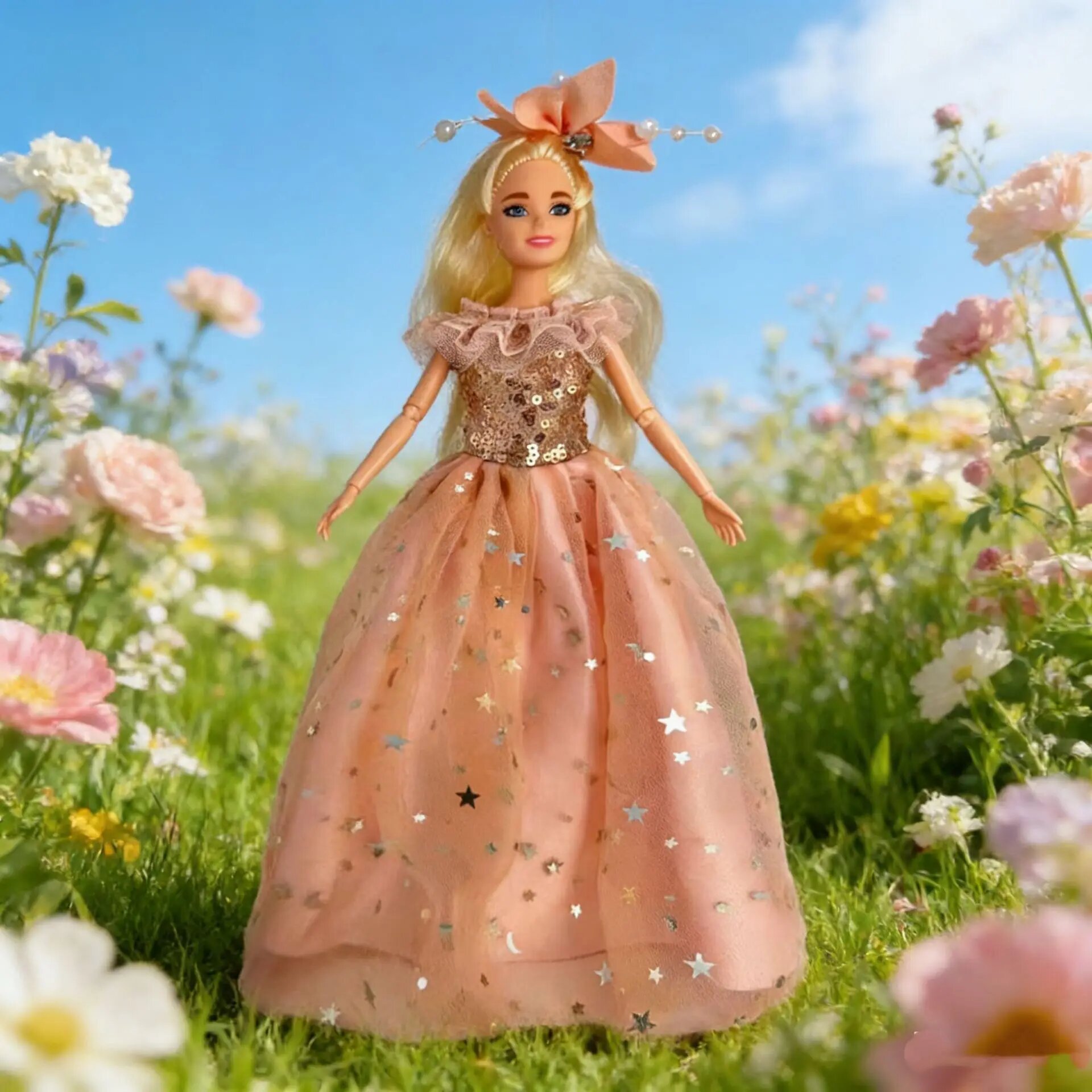 Вечернее платье для куклы 1/6 FR Babi Supermodel 30 см dress 6