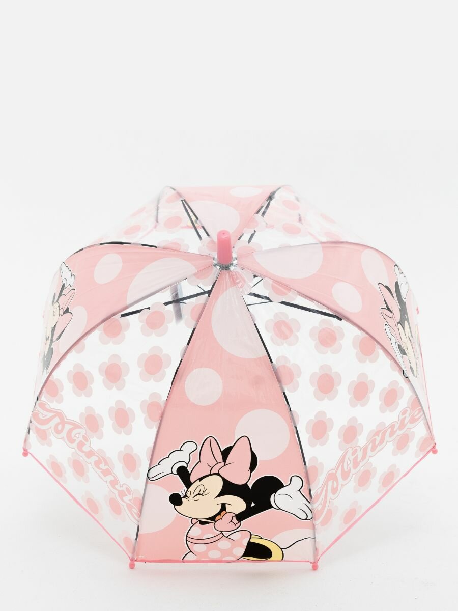 Зонт-трость , нежно-розовый — фото 1