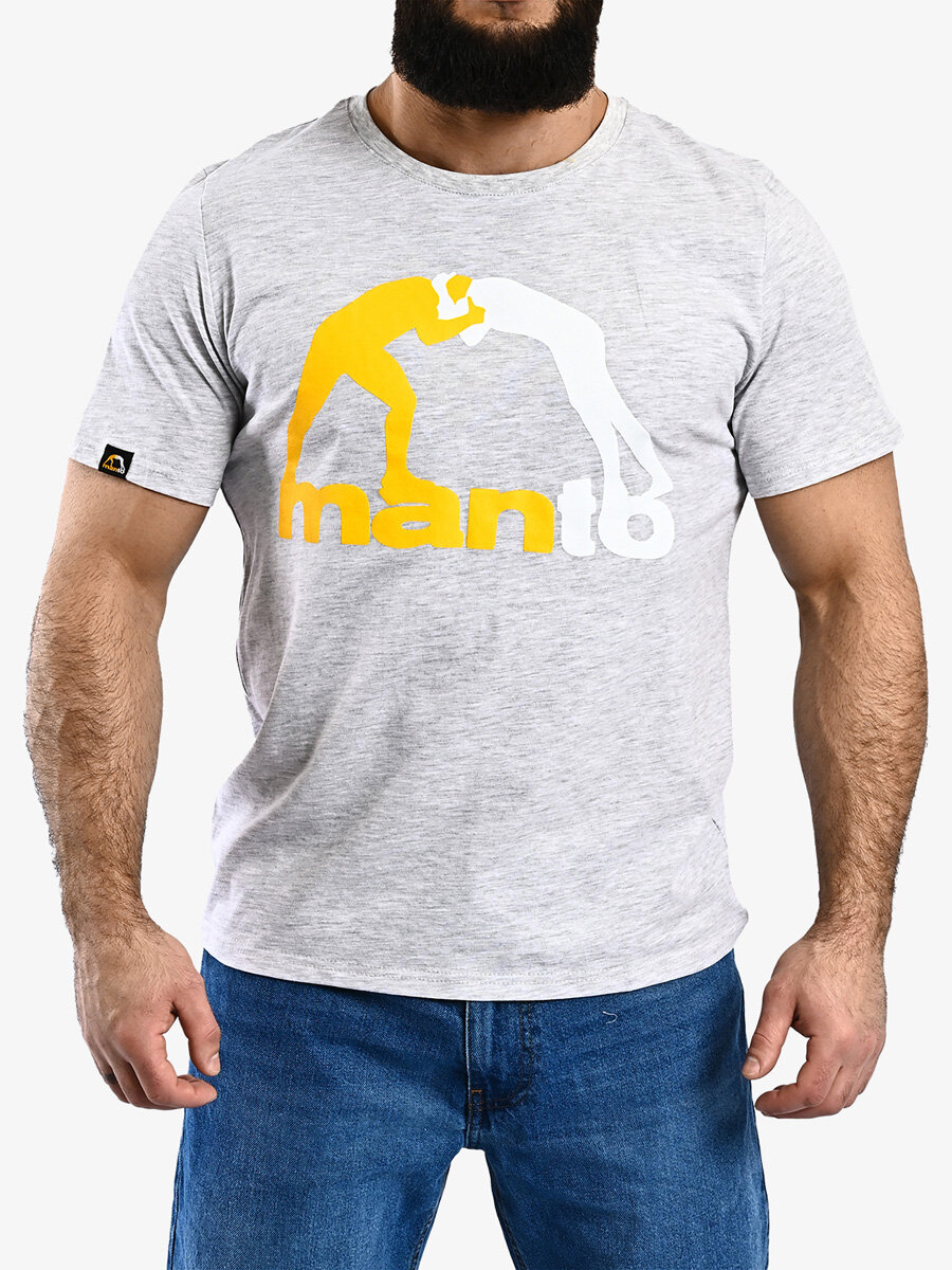 Футболка Manto Футболка Manto Logo Classic, размер S, серый