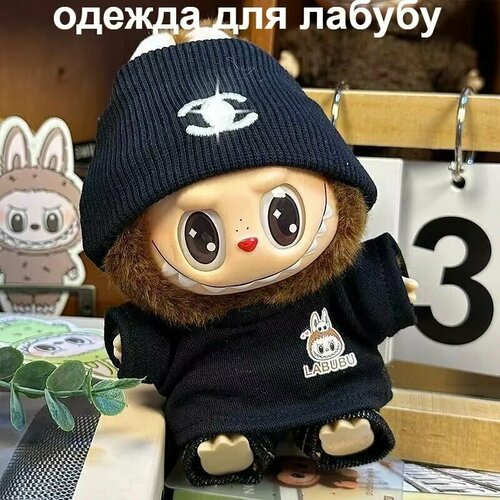 фото Одежда для кукол "labubu", для кукол 15-17см, полиэстер/хлопок