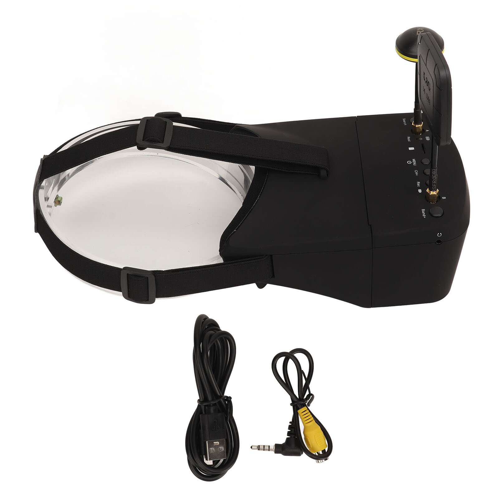 Очки FPV 5 дюймов 5.8GHz 40 каналов 800x480 встраиваемая батарея 2000mAh для дронов и RC автомобилей