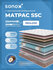 Матрас на кровать ортопедический SONOX 140х200 пружинный SSE140200