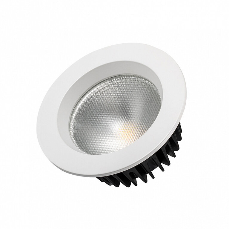Светодиодный светильник LTD-105WH-FROST-9W Warm White 110deg (Arlight IP44 Металл 3 года)