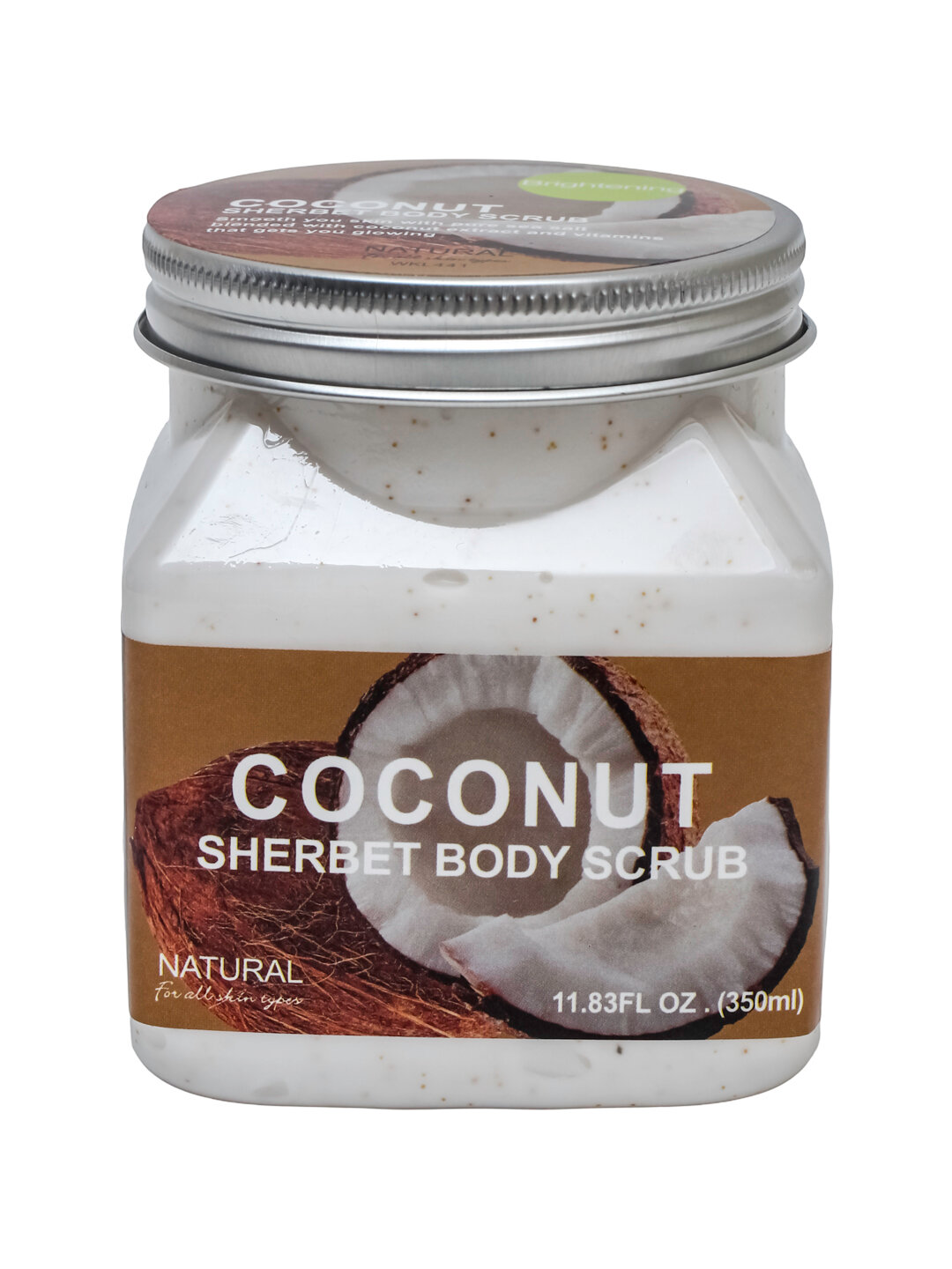 Скраб для тела Sherbet COCONUT & AVOCADO, очищающий, для лица и тела, 350мл — фото 1