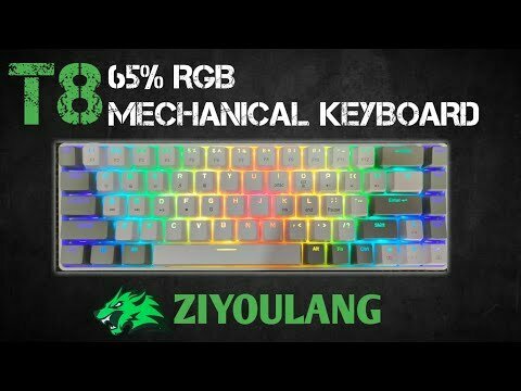 Механическая клавиатура с подсветкой t8 rgb — фото 1
