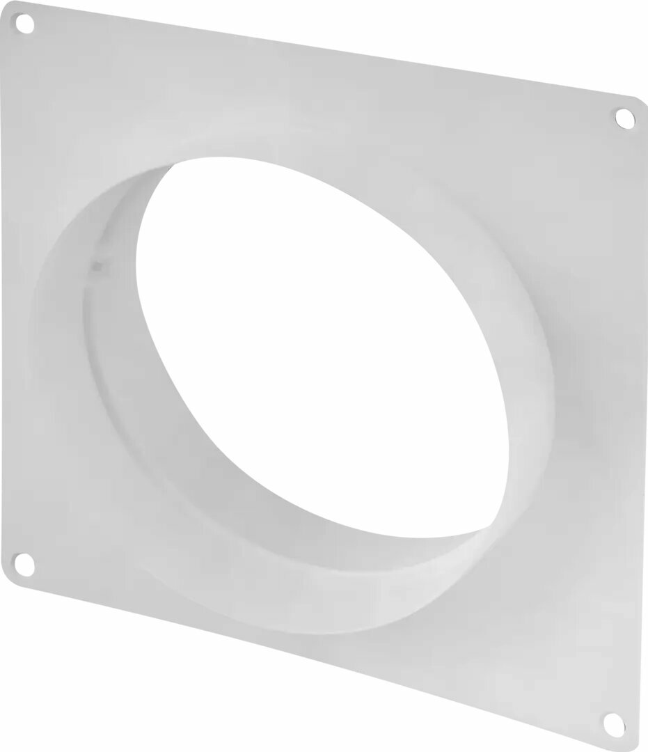 Пластина настенная с соединителем для круглых воздуховодов Equation D150 мм пластик