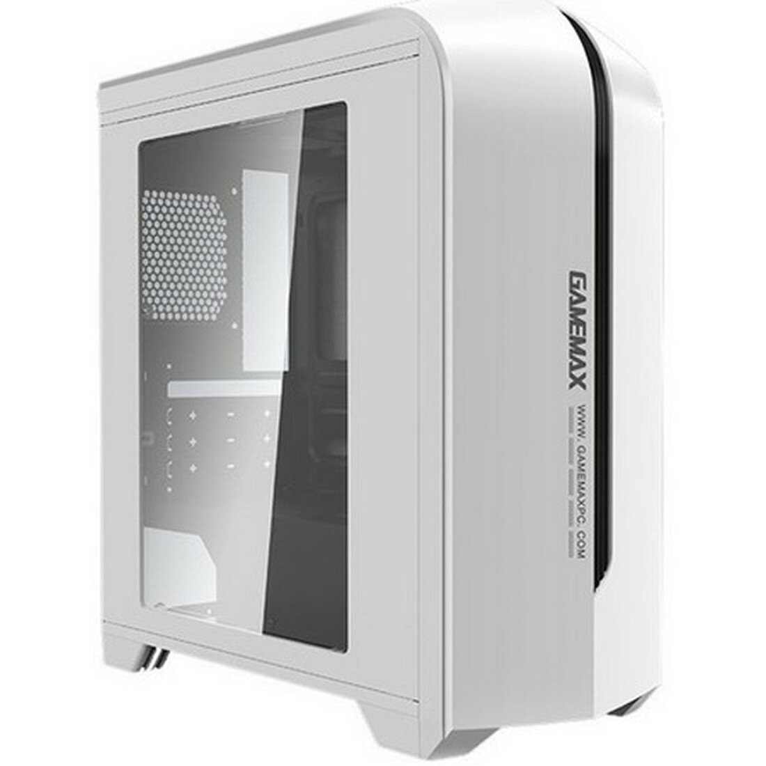 Корпус Gamemax Centauri H601, Midi-Tower, боковое стекло, белый