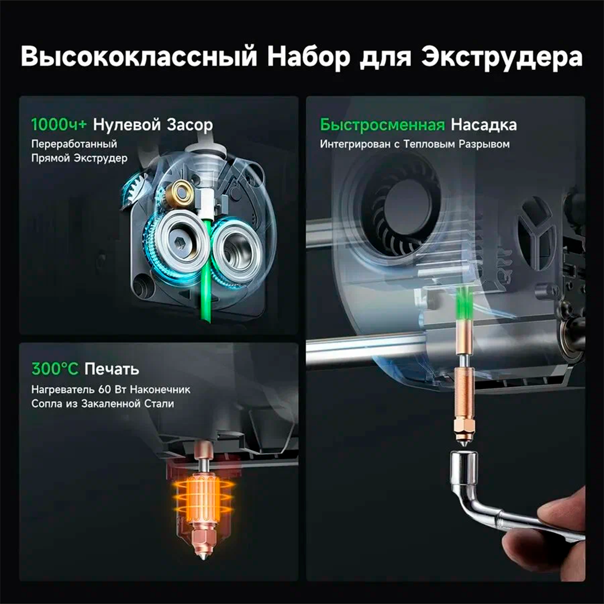 3D принтер Creality Ender-3 V3 Plus, FDM-технология, 30 см х 30 см x 33 см — фото 1