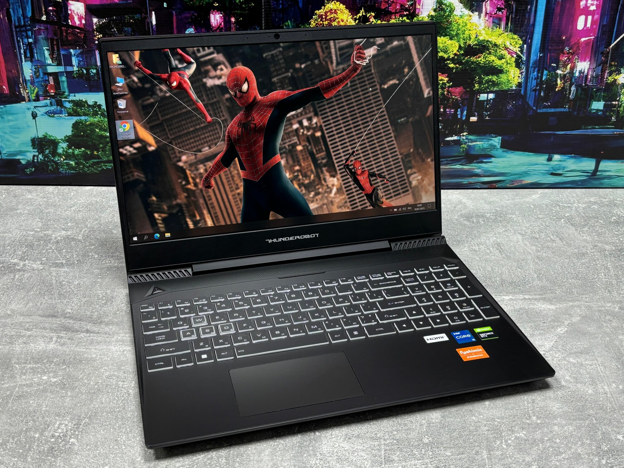 Ноутбук Thunderobot 911 Intel Core i5-11400H, 8gb, 256gb SSD,15.6 IPS, NVIDIA GTX1650, Windows 10. Товар уцененный