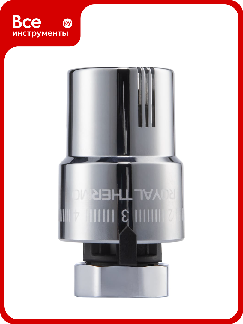 Термоголовка жидкостная ROYAL THERMO М30x15 (хром) НС-1488976