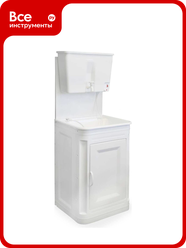 Умывальник "ЭлБЭТ Чистюля" ЭВБО-22 с водонагревателем, белый, пластик