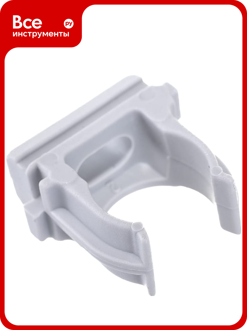 Крепеж-клипса для труб Урал ПАК d20 мм 10 шт. АТ-50120-010