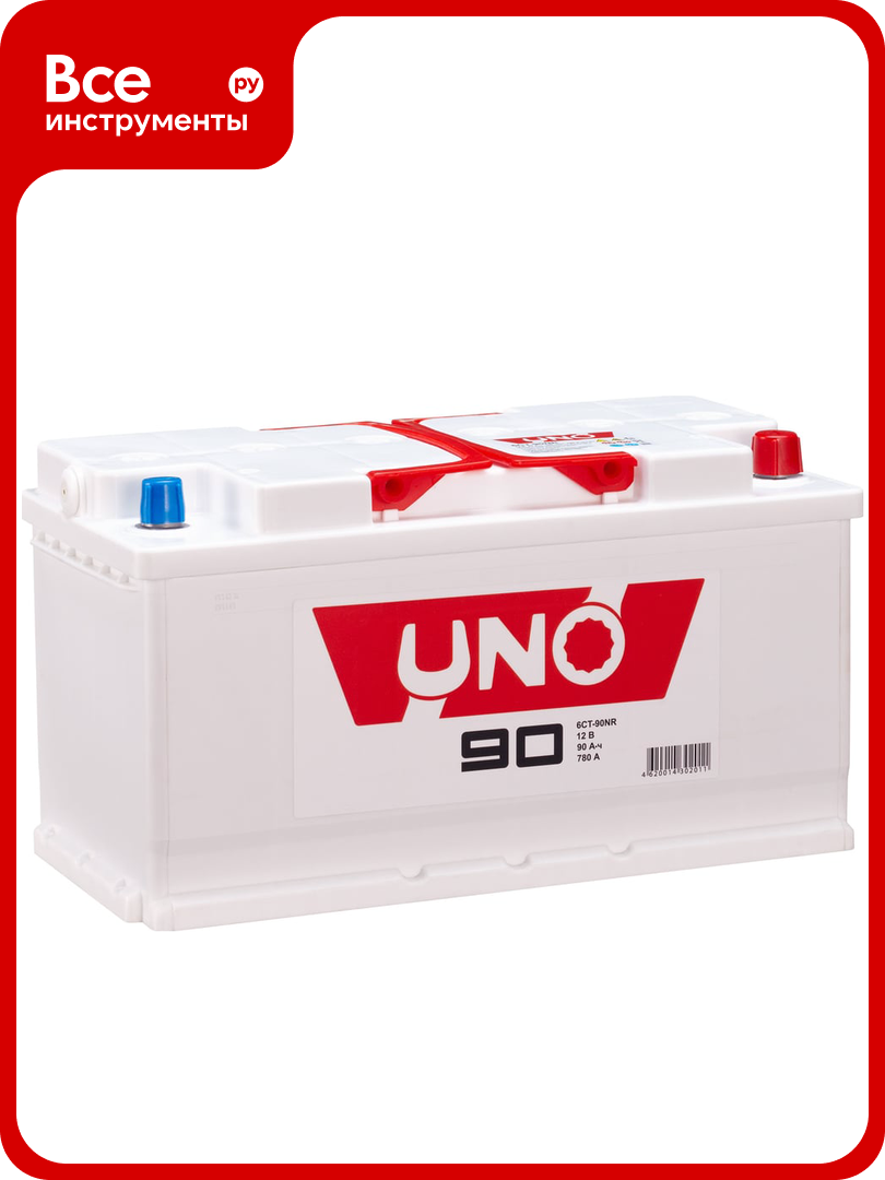 Аккумулятор UNO 6ст 90 NR, 780 А CCA, 590120010