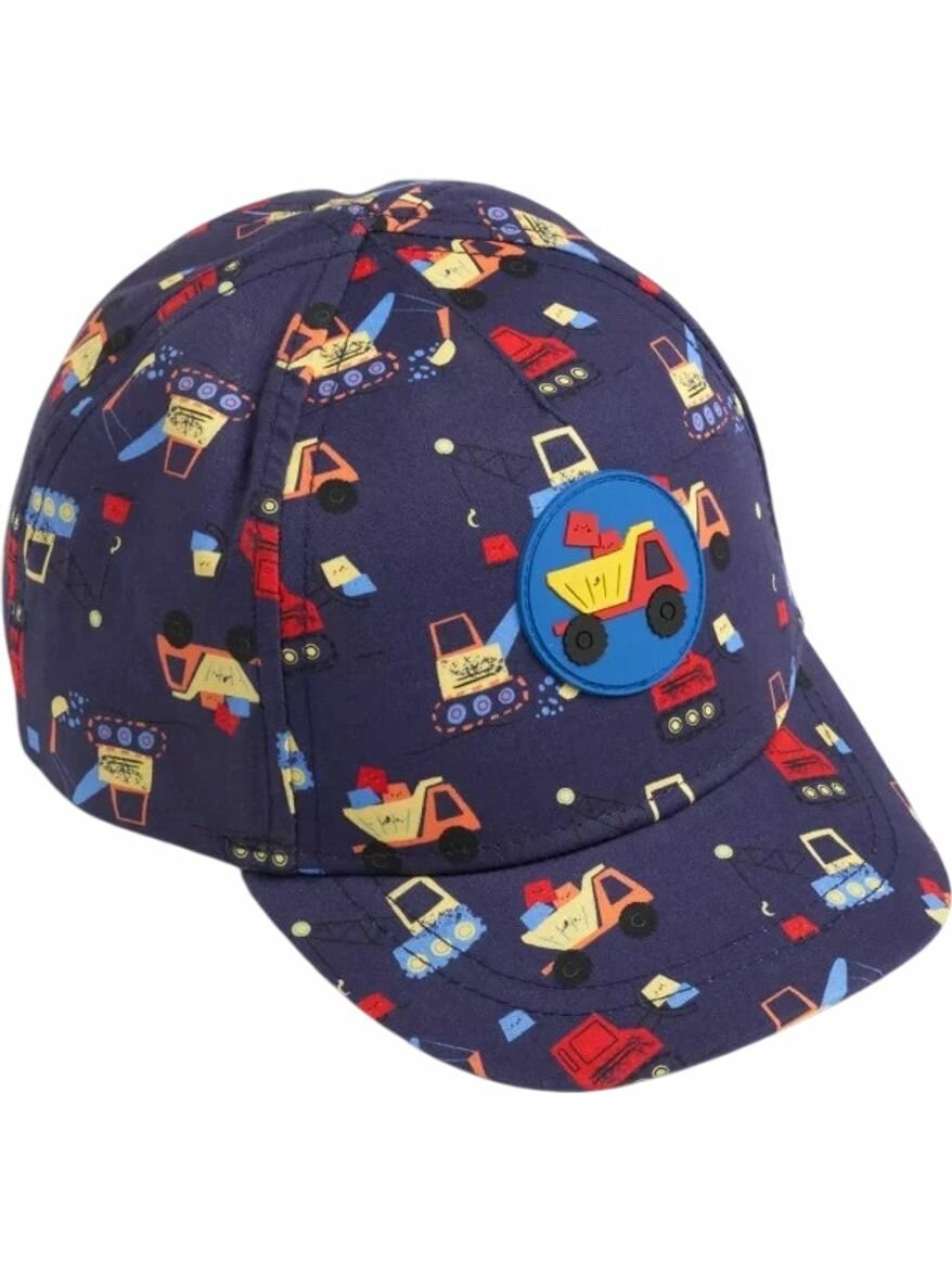 Бейсболка mothercare Cap для мальчиков, размер 46/54, синий/желтый