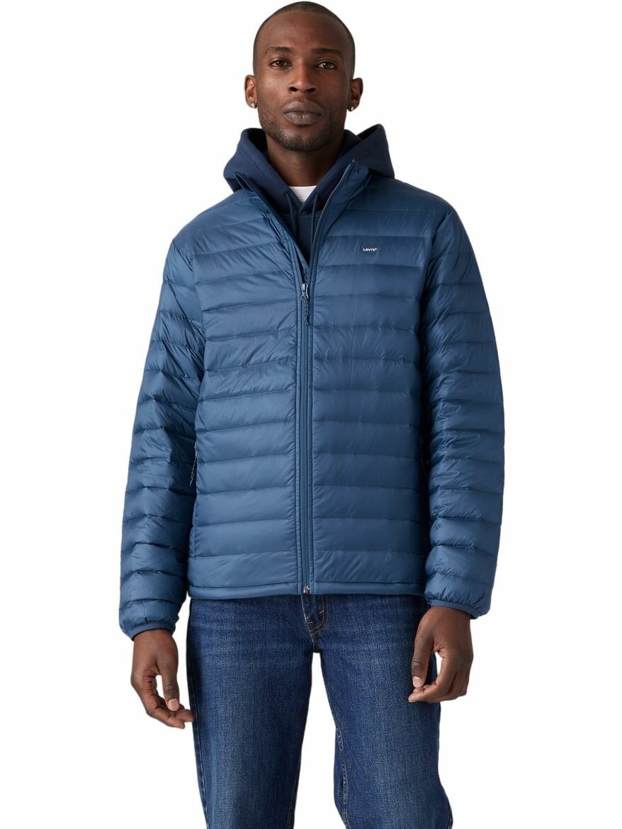 Куртка Levi's Men Tobal Down Packable Jacket, размер XL, синий