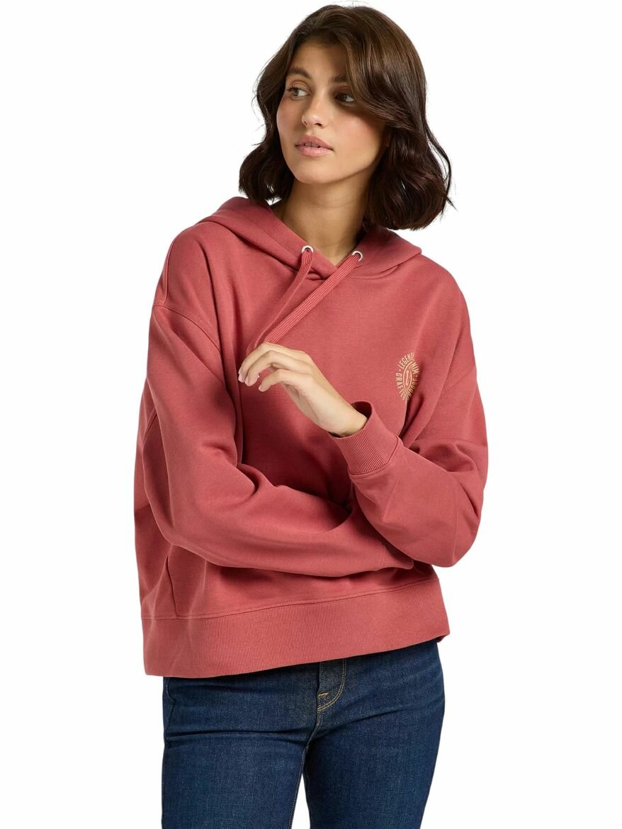 Худи Lee Women Small Logo Hoodie, размер S, , розовый,