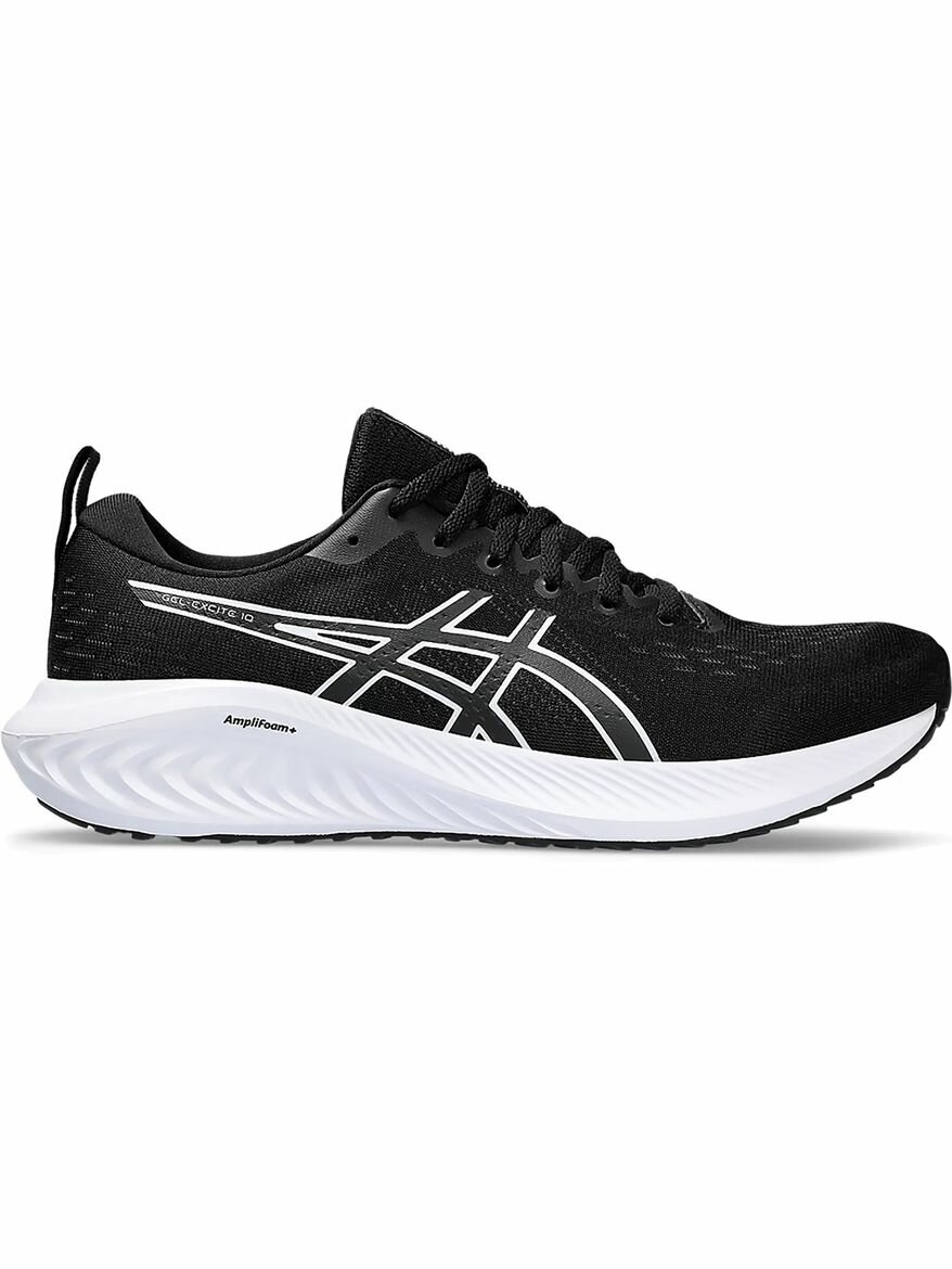 Кроссовки ASICS GEL-EXCITE 10, полнота F, размер 10 US, черный/белый