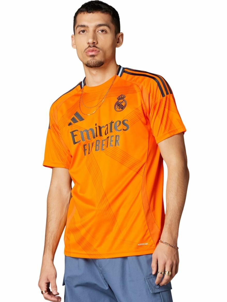 Футболка спортивная adidas Real Madrid 24/25 Away Jersey, размер M INT, оранжевый