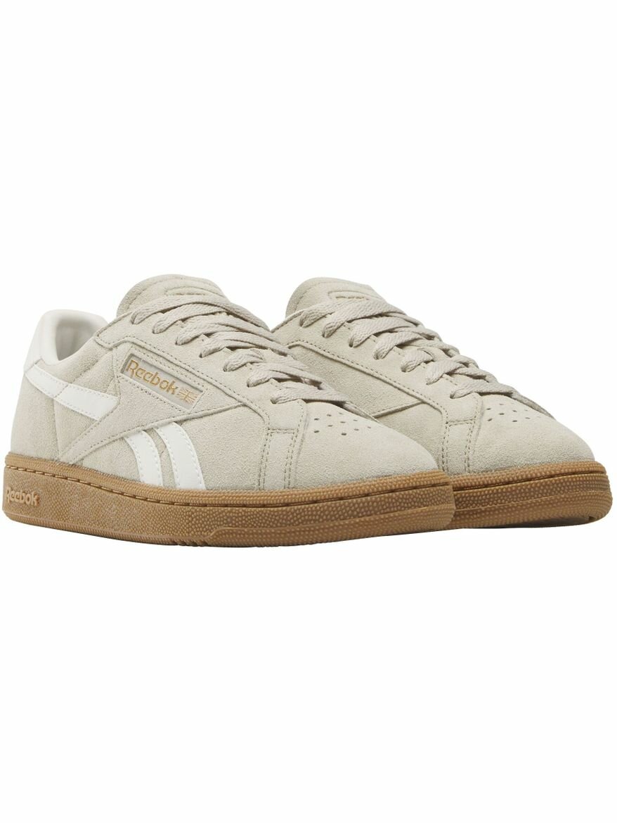 Кеды Reebok Club Classic Grounds UK W, полнота F, размер 7 US, бежевый — фото 1