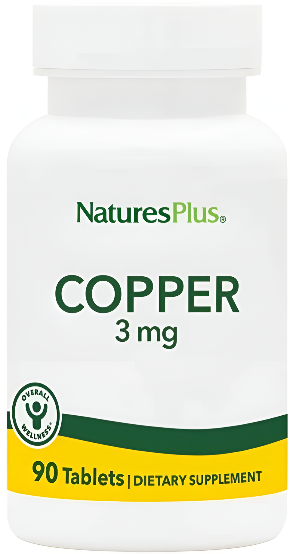 Медь хелат 5 мг, Natures Plus Copper Tablets (3 mg Elemental) 90 таблеток