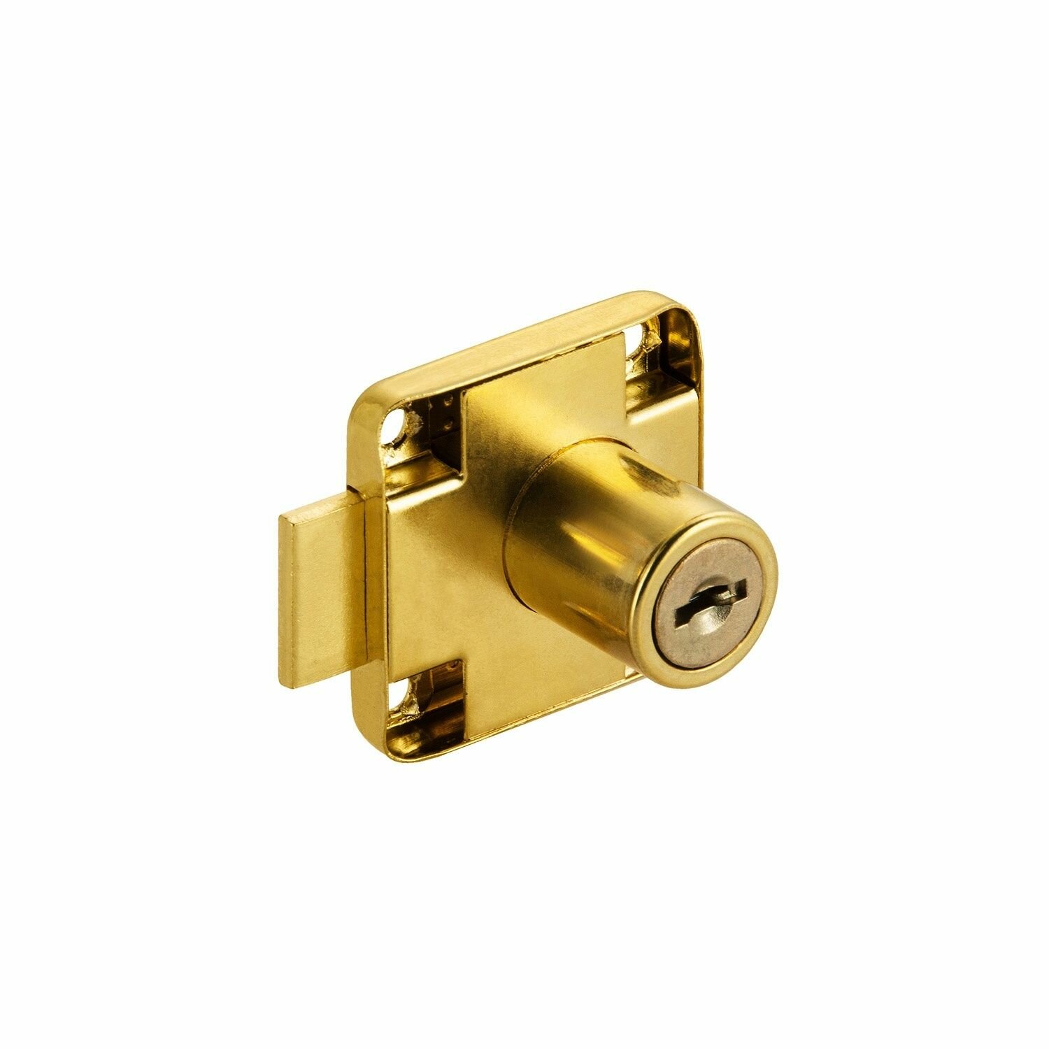 Замок мебельный секретерный для ящиков 138 EDSON L010 19/22 GOLD