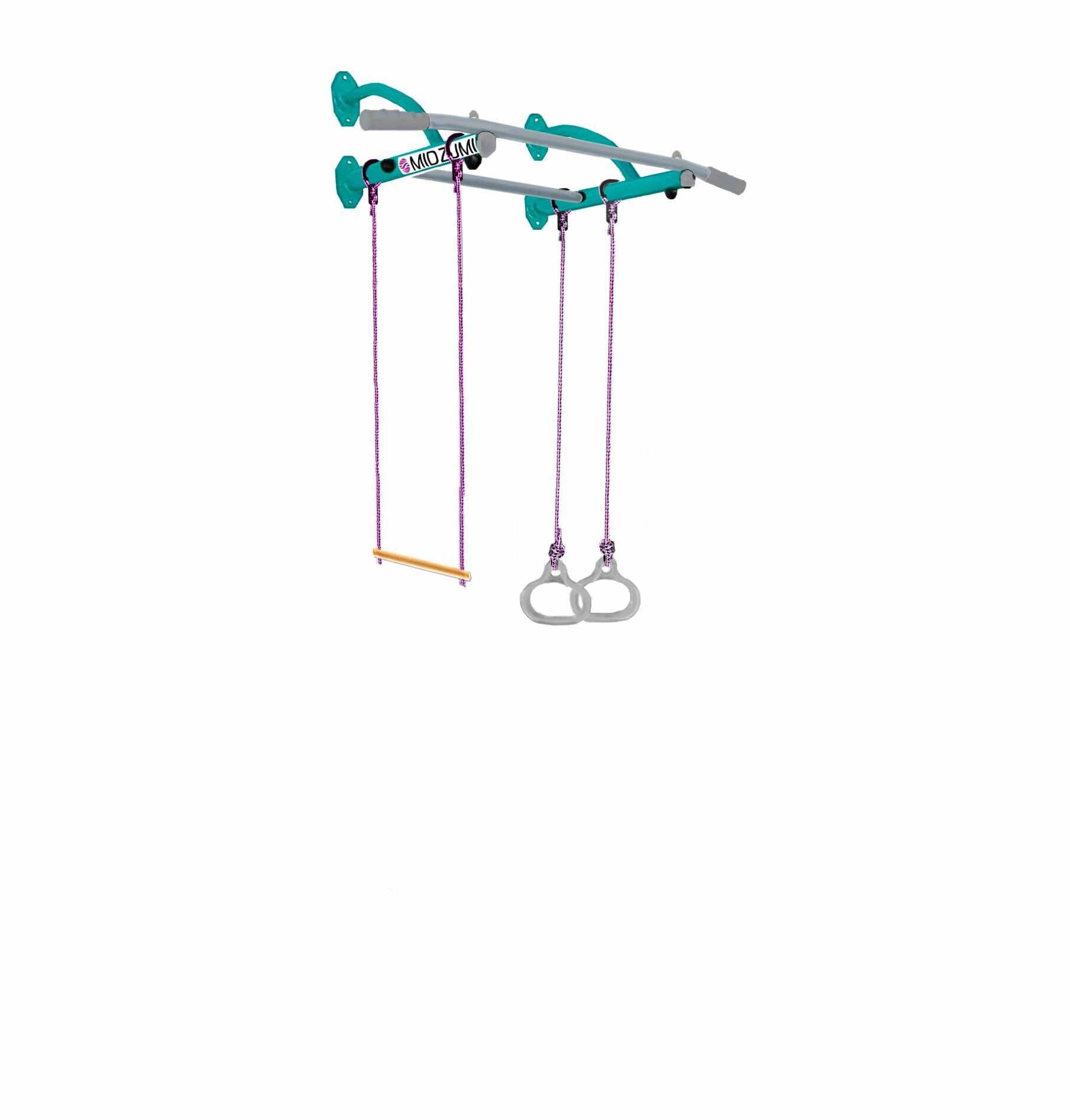 Турник настенный Midzumi Mun, максимальная нагрузка на комплекс: до 100 кг — фото 1