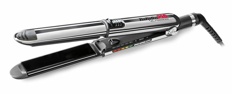 Щипцы-Выпрямители для волос профессиональные BaByliss PRO ELIPSIS, 31х110 мм, с терморегулятором, покрытие EP Technology, 55 Вт, серебристые