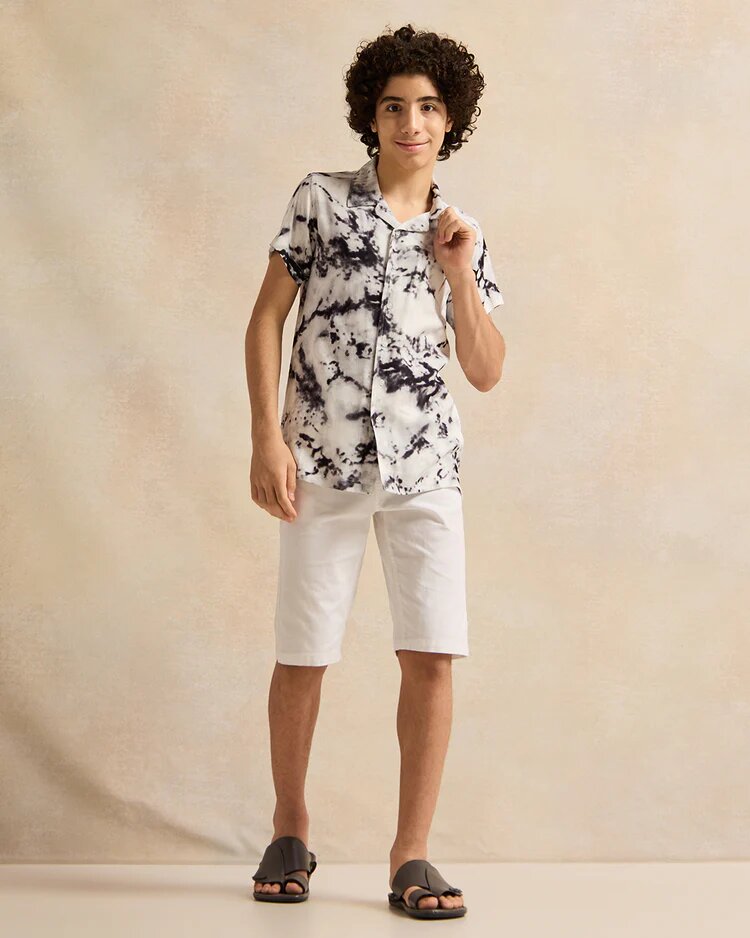 Рубашка REDTAG, размер 15-16 лет, белый — фото 1