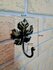 Крючок настенный для одежды из кованной стали, ручная работа, цвет черный