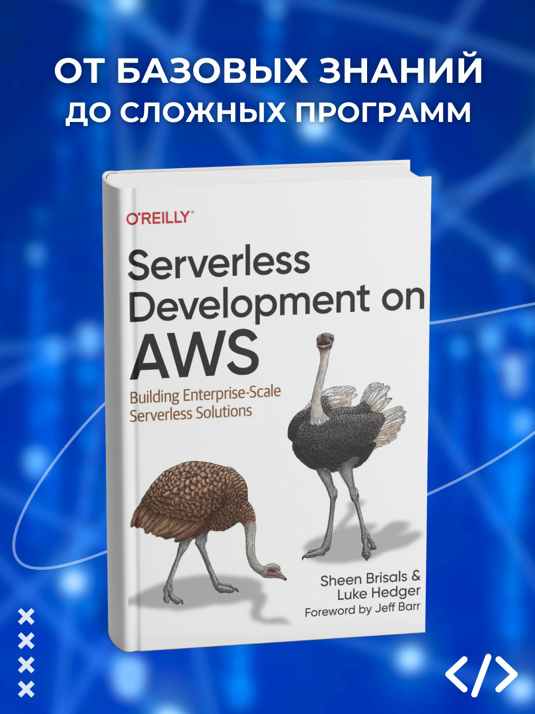 Книга "Serverless Development on AWS", 500 стр, черно-белая, 2025 год