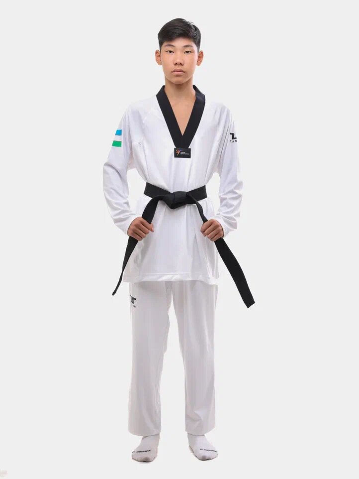 Кимоно для тхэквондо Tusah Evo uniform, сертификат WT, размер 200/180/170/160/150/210/190, white